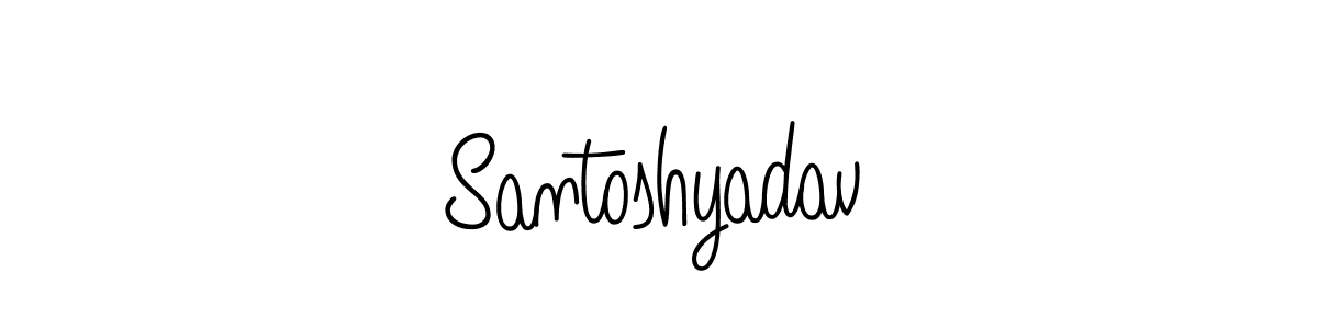 It looks lik you need a new signature style for name Santoshyadav. Design unique handwritten (Angelique-Rose-font-FFP) signature with our free signature maker in just a few clicks. Santoshyadav signature style 5 images and pictures png