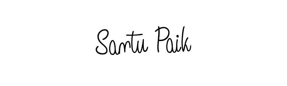 Angelique-Rose-font-FFP is a professional signature style that is perfect for those who want to add a touch of class to their signature. It is also a great choice for those who want to make their signature more unique. Get Santu Paik name to fancy signature for free. Santu Paik signature style 5 images and pictures png