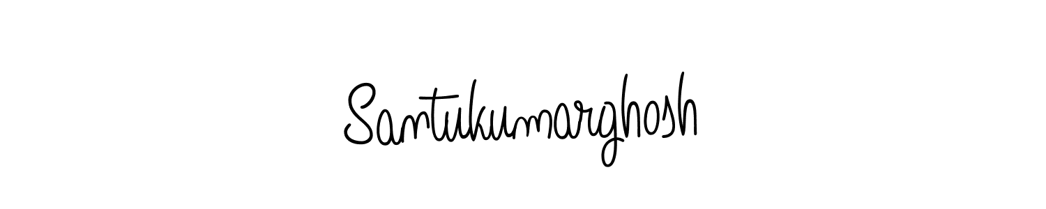Create a beautiful signature design for name Santukumarghosh. With this signature (Angelique-Rose-font-FFP) fonts, you can make a handwritten signature for free. Santukumarghosh signature style 5 images and pictures png