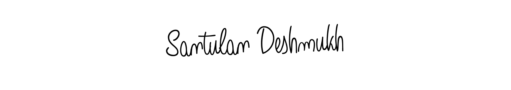 Also we have Santulan Deshmukh name is the best signature style. Create professional handwritten signature collection using Angelique-Rose-font-FFP autograph style. Santulan Deshmukh signature style 5 images and pictures png