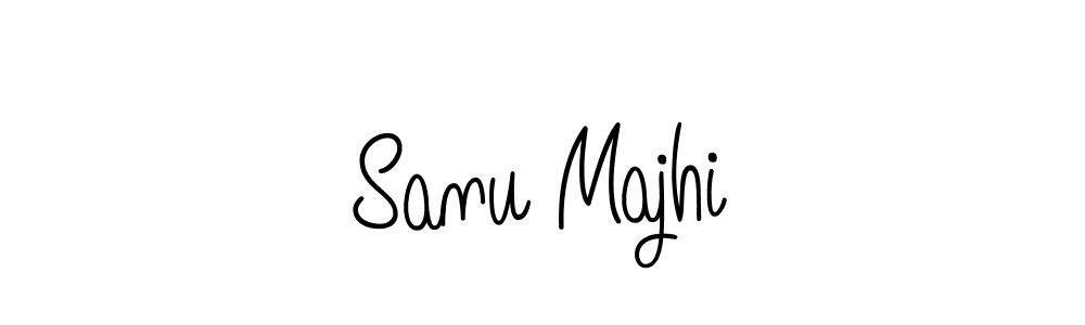 The best way (Angelique-Rose-font-FFP) to make a short signature is to pick only two or three words in your name. The name Sanu Majhi include a total of six letters. For converting this name. Sanu Majhi signature style 5 images and pictures png