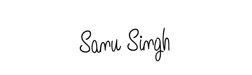 Create a beautiful signature design for name Sanu Singh. With this signature (Angelique-Rose-font-FFP) fonts, you can make a handwritten signature for free. Sanu Singh signature style 5 images and pictures png