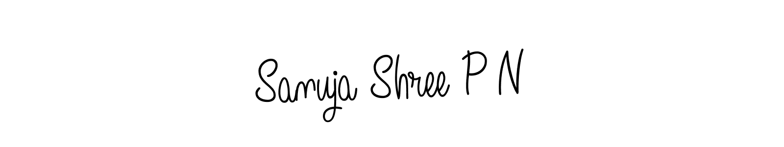 Here are the top 10 professional signature styles for the name Sanuja Shree P N. These are the best autograph styles you can use for your name. Sanuja Shree P N signature style 5 images and pictures png