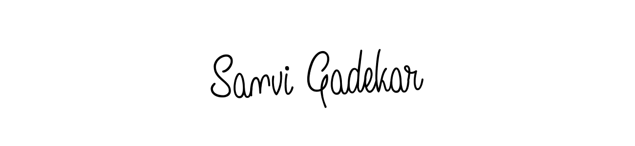 You can use this online signature creator to create a handwritten signature for the name Sanvi Gadekar. This is the best online autograph maker. Sanvi Gadekar signature style 5 images and pictures png