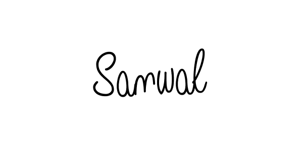 Also we have Sanwal name is the best signature style. Create professional handwritten signature collection using Angelique-Rose-font-FFP autograph style. Sanwal signature style 5 images and pictures png