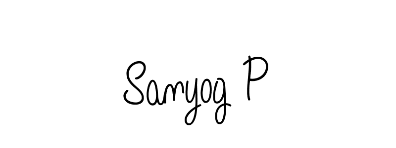 Create a beautiful signature design for name Sanyog P. With this signature (Angelique-Rose-font-FFP) fonts, you can make a handwritten signature for free. Sanyog P signature style 5 images and pictures png