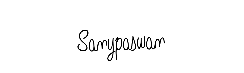 Sanypaswan stylish signature style. Best Handwritten Sign (Angelique-Rose-font-FFP) for my name. Handwritten Signature Collection Ideas for my name Sanypaswan. Sanypaswan signature style 5 images and pictures png