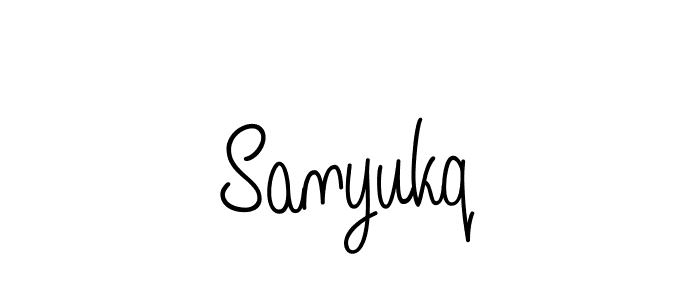Here are the top 10 professional signature styles for the name Sanyukq. These are the best autograph styles you can use for your name. Sanyukq signature style 5 images and pictures png
