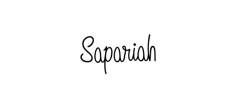 Make a beautiful signature design for name Sapariah. With this signature (Angelique-Rose-font-FFP) style, you can create a handwritten signature for free. Sapariah signature style 5 images and pictures png