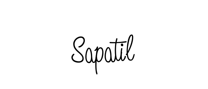 You can use this online signature creator to create a handwritten signature for the name Sapatil. This is the best online autograph maker. Sapatil signature style 5 images and pictures png