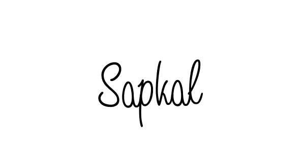 Create a beautiful signature design for name Sapkal. With this signature (Angelique-Rose-font-FFP) fonts, you can make a handwritten signature for free. Sapkal signature style 5 images and pictures png