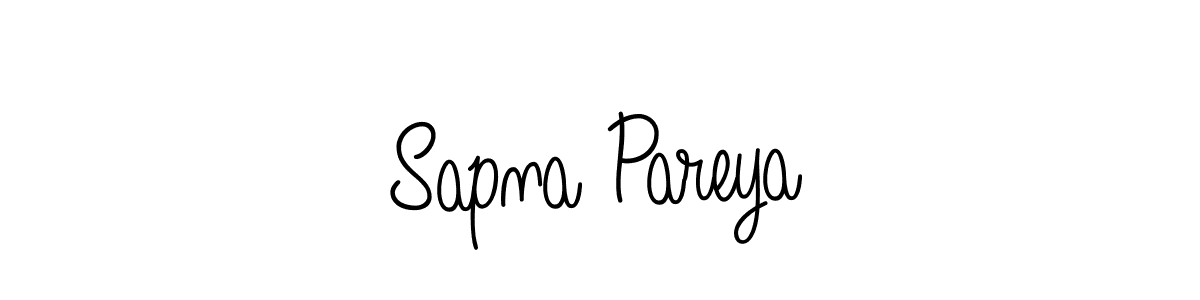 Also we have Sapna Pareya name is the best signature style. Create professional handwritten signature collection using Angelique-Rose-font-FFP autograph style. Sapna Pareya signature style 5 images and pictures png