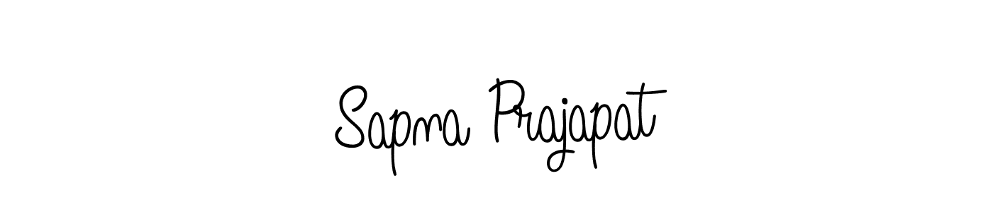 Make a short Sapna Prajapat signature style. Manage your documents anywhere anytime using Angelique-Rose-font-FFP. Create and add eSignatures, submit forms, share and send files easily. Sapna Prajapat signature style 5 images and pictures png
