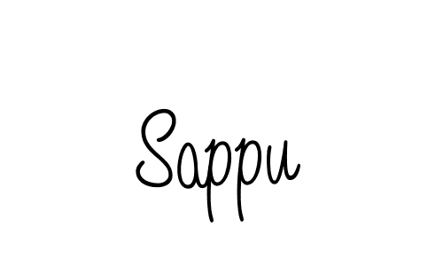 How to make Sappu signature? Angelique-Rose-font-FFP is a professional autograph style. Create handwritten signature for Sappu name. Sappu signature style 5 images and pictures png