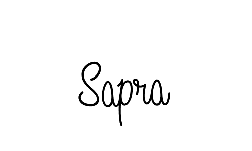 Make a beautiful signature design for name Sapra. With this signature (Angelique-Rose-font-FFP) style, you can create a handwritten signature for free. Sapra signature style 5 images and pictures png