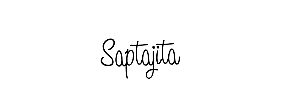 How to make Saptajita signature? Angelique-Rose-font-FFP is a professional autograph style. Create handwritten signature for Saptajita name. Saptajita signature style 5 images and pictures png