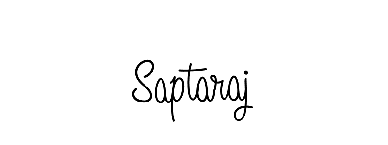 Use a signature maker to create a handwritten signature online. With this signature software, you can design (Angelique-Rose-font-FFP) your own signature for name Saptaraj. Saptaraj signature style 5 images and pictures png