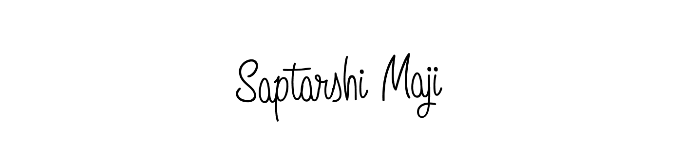 Use a signature maker to create a handwritten signature online. With this signature software, you can design (Angelique-Rose-font-FFP) your own signature for name Saptarshi Maji. Saptarshi Maji signature style 5 images and pictures png