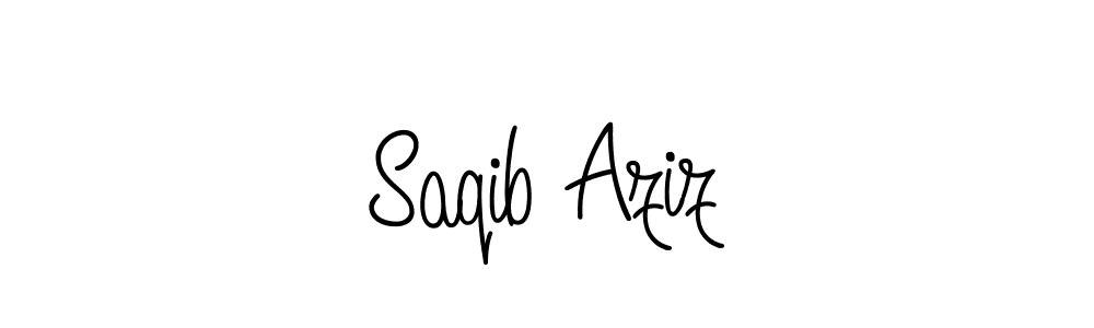 Similarly Angelique-Rose-font-FFP is the best handwritten signature design. Signature creator online .You can use it as an online autograph creator for name Saqib Aziz. Saqib Aziz signature style 5 images and pictures png