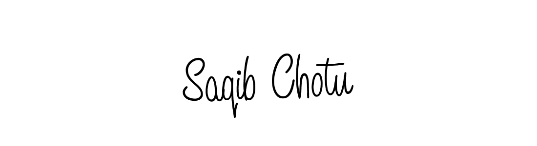 How to make Saqib Chotu signature? Angelique-Rose-font-FFP is a professional autograph style. Create handwritten signature for Saqib Chotu name. Saqib Chotu signature style 5 images and pictures png