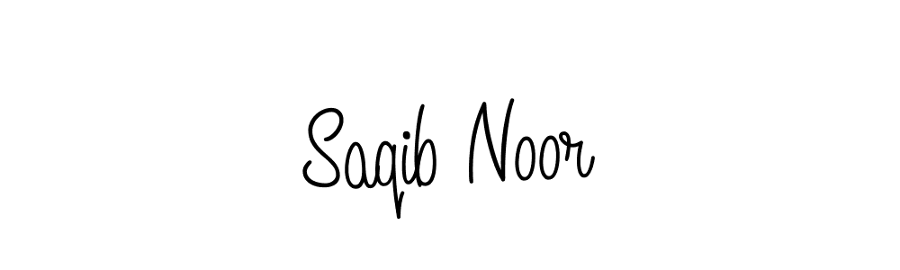The best way (Angelique-Rose-font-FFP) to make a short signature is to pick only two or three words in your name. The name Saqib Noor include a total of six letters. For converting this name. Saqib Noor signature style 5 images and pictures png