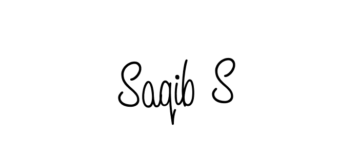 It looks lik you need a new signature style for name Saqib S. Design unique handwritten (Angelique-Rose-font-FFP) signature with our free signature maker in just a few clicks. Saqib S signature style 5 images and pictures png