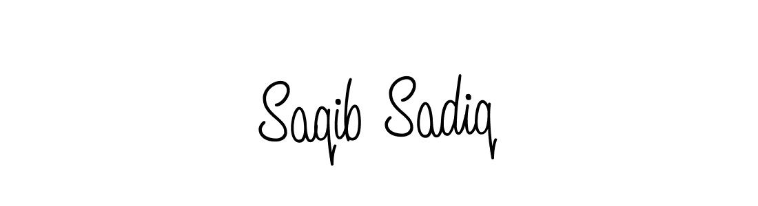 How to Draw Saqib Sadiq signature style? Angelique-Rose-font-FFP is a latest design signature styles for name Saqib Sadiq. Saqib Sadiq signature style 5 images and pictures png