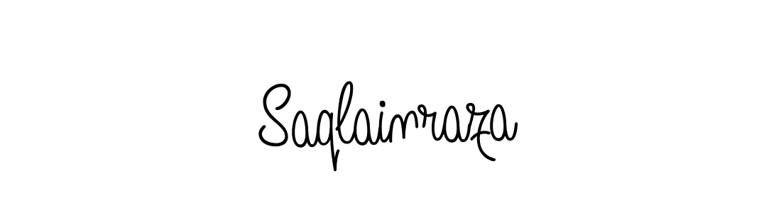 Create a beautiful signature design for name Saqlainraza. With this signature (Angelique-Rose-font-FFP) fonts, you can make a handwritten signature for free. Saqlainraza signature style 5 images and pictures png