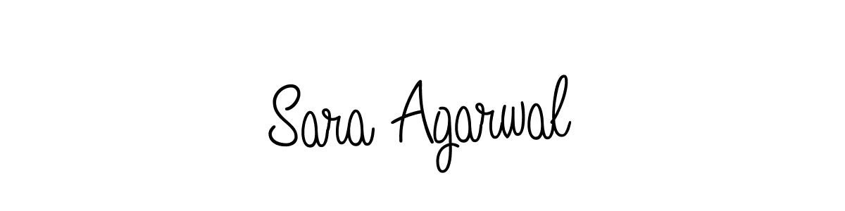 Make a beautiful signature design for name Sara Agarwal. With this signature (Angelique-Rose-font-FFP) style, you can create a handwritten signature for free. Sara Agarwal signature style 5 images and pictures png