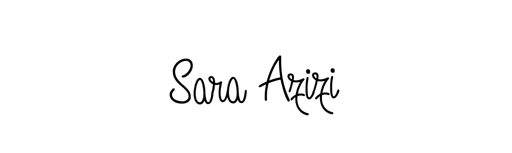 Sara Azizi stylish signature style. Best Handwritten Sign (Angelique-Rose-font-FFP) for my name. Handwritten Signature Collection Ideas for my name Sara Azizi. Sara Azizi signature style 5 images and pictures png