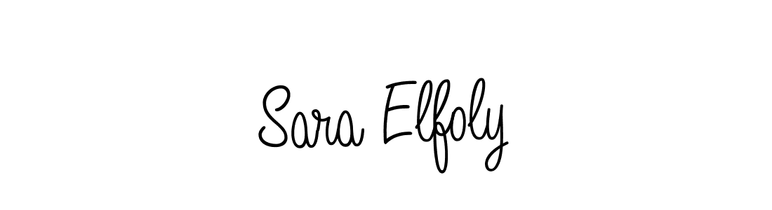 Angelique-Rose-font-FFP is a professional signature style that is perfect for those who want to add a touch of class to their signature. It is also a great choice for those who want to make their signature more unique. Get Sara Elfoly name to fancy signature for free. Sara Elfoly signature style 5 images and pictures png