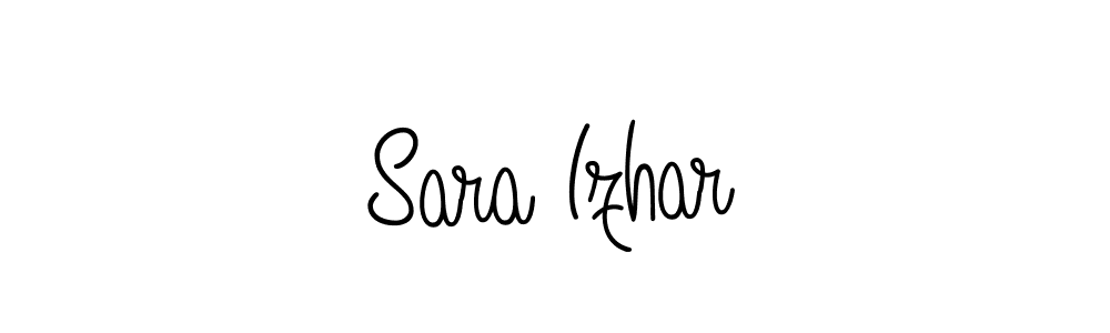 Use a signature maker to create a handwritten signature online. With this signature software, you can design (Angelique-Rose-font-FFP) your own signature for name Sara Izhar. Sara Izhar signature style 5 images and pictures png