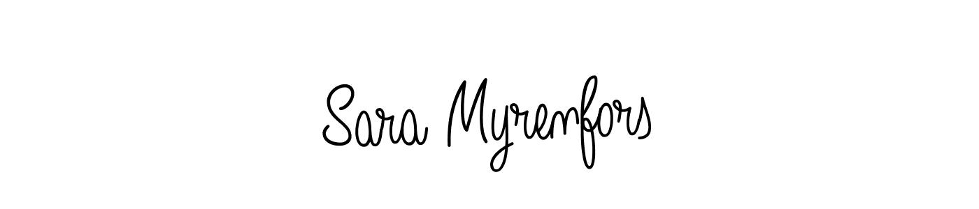 Check out images of Autograph of Sara Myrenfors name. Actor Sara Myrenfors Signature Style. Angelique-Rose-font-FFP is a professional sign style online. Sara Myrenfors signature style 5 images and pictures png