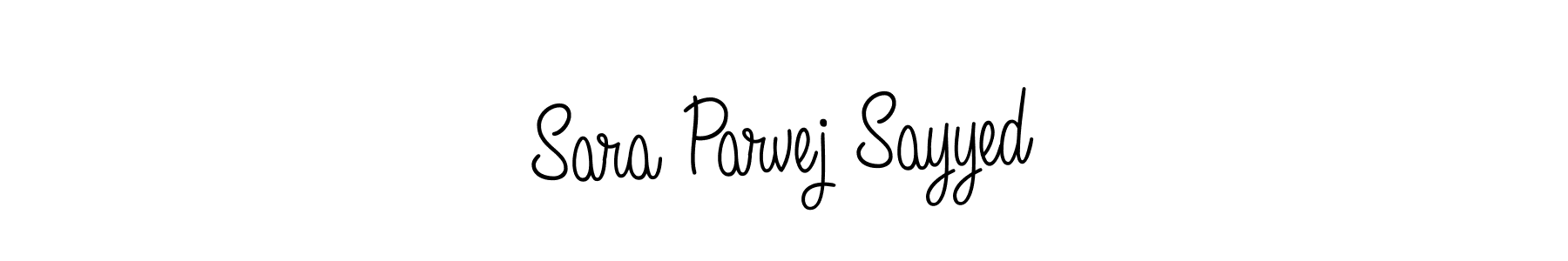 You can use this online signature creator to create a handwritten signature for the name Sara Parvej Sayyed. This is the best online autograph maker. Sara Parvej Sayyed signature style 5 images and pictures png