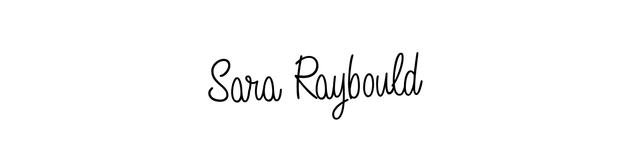 How to make Sara Raybould name signature. Use Angelique-Rose-font-FFP style for creating short signs online. This is the latest handwritten sign. Sara Raybould signature style 5 images and pictures png