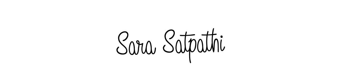 How to make Sara Satpathi signature? Angelique-Rose-font-FFP is a professional autograph style. Create handwritten signature for Sara Satpathi name. Sara Satpathi signature style 5 images and pictures png