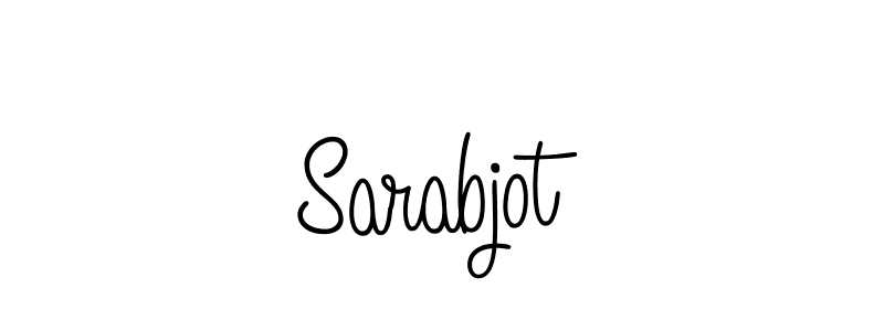 How to make Sarabjot name signature. Use Angelique-Rose-font-FFP style for creating short signs online. This is the latest handwritten sign. Sarabjot signature style 5 images and pictures png