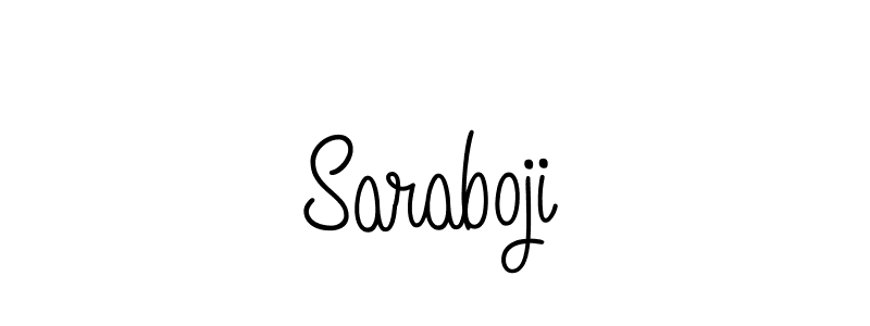 How to make Saraboji name signature. Use Angelique-Rose-font-FFP style for creating short signs online. This is the latest handwritten sign. Saraboji signature style 5 images and pictures png