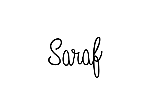 Create a beautiful signature design for name Saraf. With this signature (Angelique-Rose-font-FFP) fonts, you can make a handwritten signature for free. Saraf signature style 5 images and pictures png