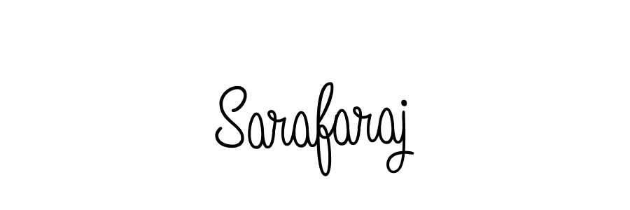 Make a beautiful signature design for name Sarafaraj. With this signature (Angelique-Rose-font-FFP) style, you can create a handwritten signature for free. Sarafaraj signature style 5 images and pictures png