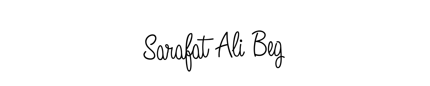 Design your own signature with our free online signature maker. With this signature software, you can create a handwritten (Angelique-Rose-font-FFP) signature for name Sarafat Ali Beg. Sarafat Ali Beg signature style 5 images and pictures png