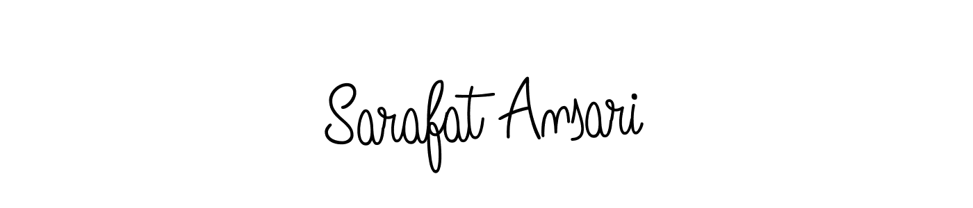 Also we have Sarafat Ansari name is the best signature style. Create professional handwritten signature collection using Angelique-Rose-font-FFP autograph style. Sarafat Ansari signature style 5 images and pictures png