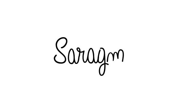 Also we have Saragm name is the best signature style. Create professional handwritten signature collection using Angelique-Rose-font-FFP autograph style. Saragm signature style 5 images and pictures png