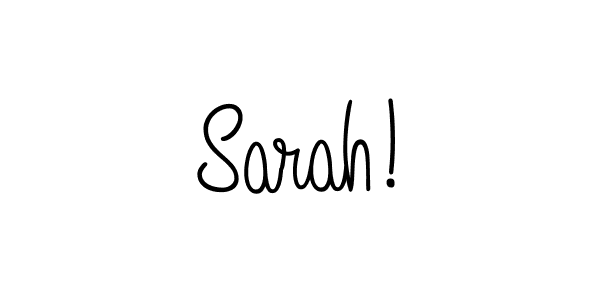 Use a signature maker to create a handwritten signature online. With this signature software, you can design (Angelique-Rose-font-FFP) your own signature for name Sarah!. Sarah! signature style 5 images and pictures png