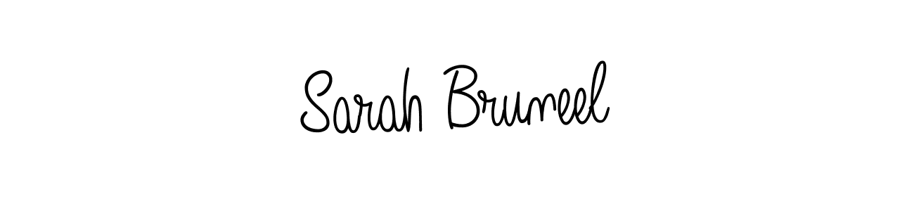 Create a beautiful signature design for name Sarah Bruneel. With this signature (Angelique-Rose-font-FFP) fonts, you can make a handwritten signature for free. Sarah Bruneel signature style 5 images and pictures png