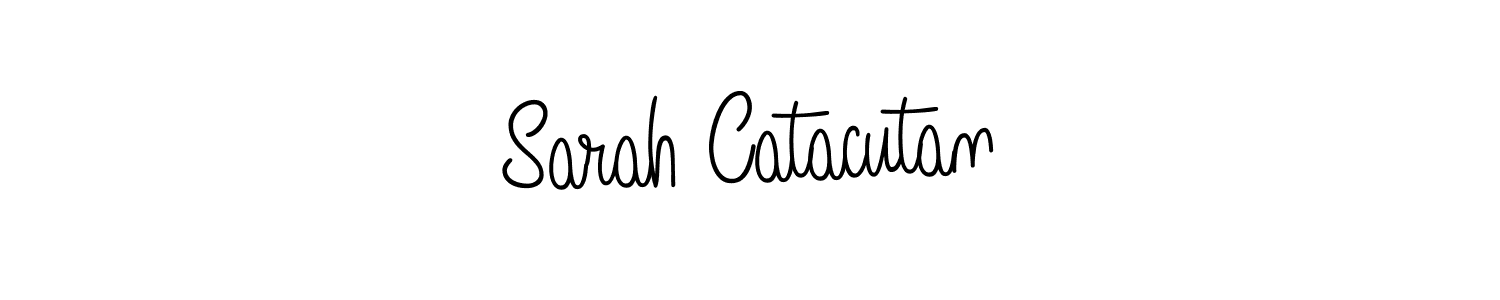 Here are the top 10 professional signature styles for the name Sarah Catacutan. These are the best autograph styles you can use for your name. Sarah Catacutan signature style 5 images and pictures png