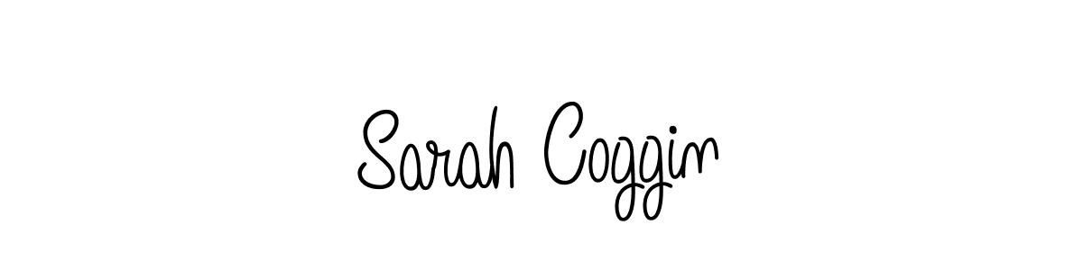 You should practise on your own different ways (Angelique-Rose-font-FFP) to write your name (Sarah Coggin) in signature. don't let someone else do it for you. Sarah Coggin signature style 5 images and pictures png