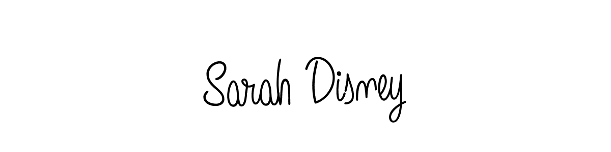 How to make Sarah Disney signature? Angelique-Rose-font-FFP is a professional autograph style. Create handwritten signature for Sarah Disney name. Sarah Disney signature style 5 images and pictures png