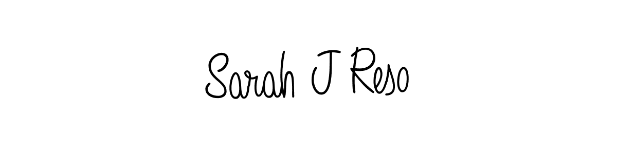 Make a beautiful signature design for name Sarah J Reso. Use this online signature maker to create a handwritten signature for free. Sarah J Reso signature style 5 images and pictures png