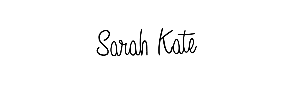 Use a signature maker to create a handwritten signature online. With this signature software, you can design (Angelique-Rose-font-FFP) your own signature for name Sarah Kate. Sarah Kate signature style 5 images and pictures png